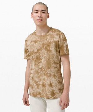 Lululemon 5 Year Basic T-Shirt Earth Dye Marrom | 680795JUT