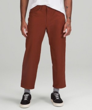 Lululemon ABC Crop Pant Relaxed Marrom | 025463ZNE