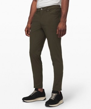 Lululemon ABC Pant Slim 34L Verde Oliva Oscuro | 078241XMF
