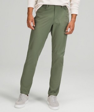 Lululemon ABC Pant Slim 34L Verdes | 794635ATK