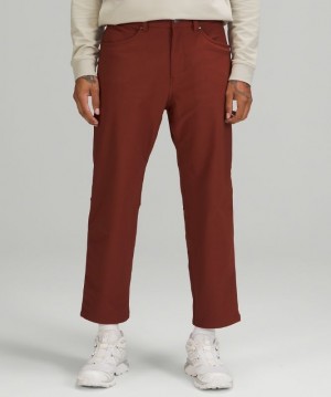 Lululemon ABC Relaxed-Fit Crop Pant Cord Marrom | 470315ZPT