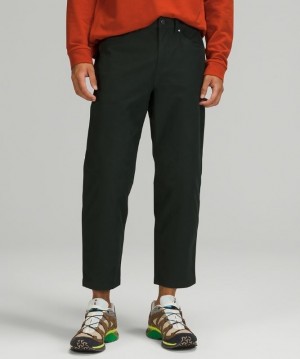 Lululemon ABC Relaxed-Fit Crop Pant Utilitech Verdes | 861047NRP