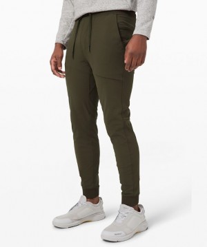 Lululemon ABC Skinny-Fit Jogger Warpstreme Verde Oliva Oscuro | 180954XPJ