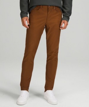 Lululemon ABC Skinny-Fit Pant 34 Utilitech Cobra Marrom | 576483OYZ