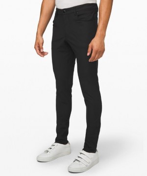 Lululemon ABC Skinny-Fit Pant 34 Warpstreme Negros | 615437XAM