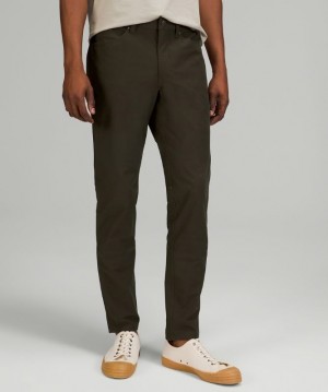 Lululemon ABC Slim-Fit Pant 34 Utilitech Verde Oliva Oscuro | 418796ZSG