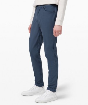 Lululemon ABC Slim-Fit Pant 37 Warpstreme Azules | 173286SEP