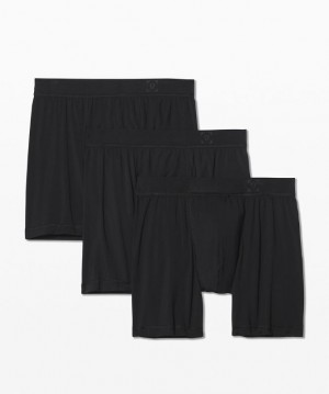 Lululemon AIM Boxer 3 Pack Negros Negros Negros | 068413GOR