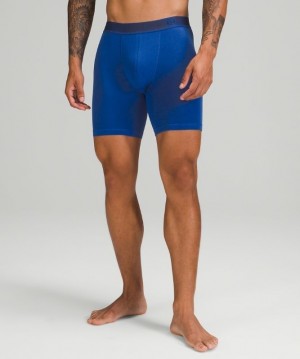 Lululemon AIM Boxer Long Mesh Azules | 381062VIO