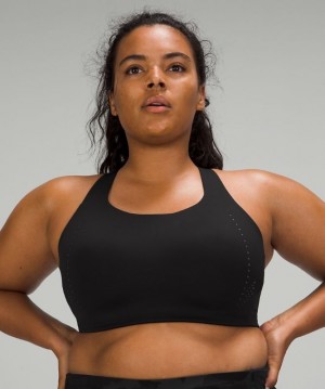 Lululemon AirSupport Bra High Support, C Negros Grises | 586031EGH