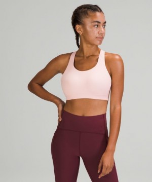Lululemon AirSupport Bra High Support, C Rosas Blancos Blancos | 274896QAV