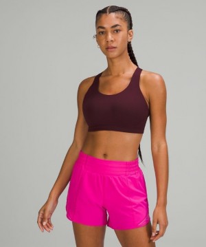 Lululemon AirSupport Bra High Support, C Rojos Vino | 749568KOW