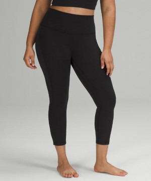 Lululemon Align HR Crop 23 Pockets Negros | 736048LUH