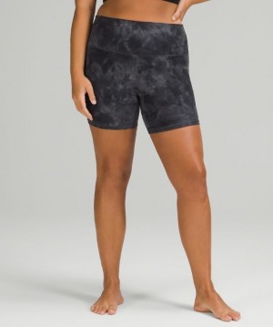 Lululemon Align HR Short 6 Grises Grises Oscuro | 764102MCB