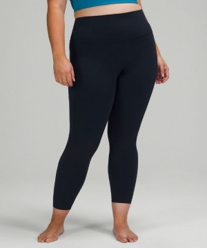 Lululemon Align High-Rise 25 Pockets Azul Marino | 372506LGK