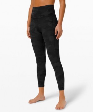 Lululemon Align High-Rise 25 Pockets Camuflados Negros Multicolor | 068453WTN