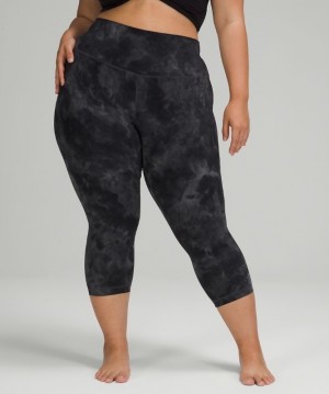 Lululemon Align High-Rise Crop 21 Grises Grises Oscuro | 859032VHI