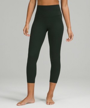 Lululemon Align High-Rise Crop 23 Verdes | 820745ZJF