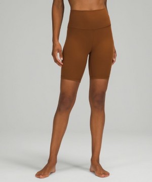 Lululemon Align High-Rise Short 8 Cobra Marrom | 018632VQW