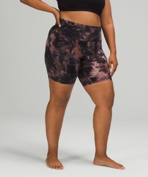 Lululemon Align High-Rise Short 8 Grises Oscuro Rosas | 463189ZUL