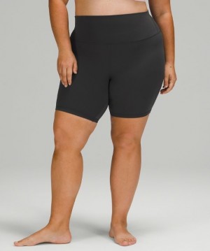 Lululemon Align High-Rise Short 8 Grises Oscuro | 258643DTZ