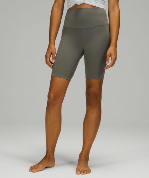 Lululemon Align High-Rise Short 8 Grises Verde Oliva | 814953CZT