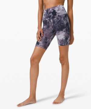 Lululemon Align High-Rise Short 8 Morados Grises Oscuro | 862419CSG