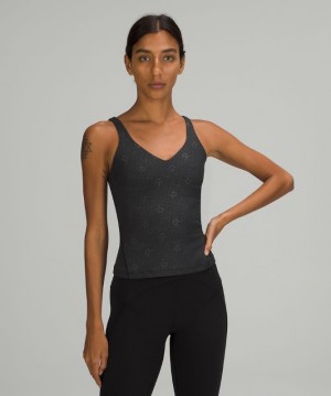 Lululemon Align Waist-Length Tank Top Negros | 730694HKU