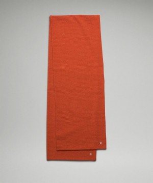 Lululemon All Ease Scarf Rojos Oscuro Negros | 029347JTX