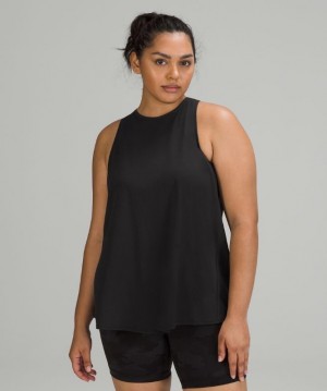 Lululemon All Tied Up Tank Top Pima Cotton Negros | 934587NUA