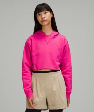 Lululemon All Yours Cropped Hoodie Rosas | 809436PRG