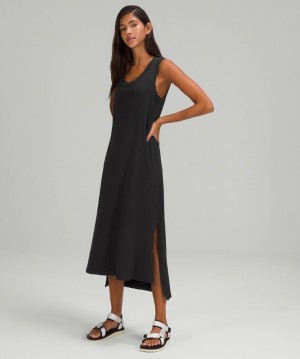 Lululemon All Yours Tank Maxi Dress Negros | 827569IUQ
