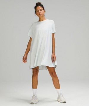 Lululemon All Yours Tee Dress Ocean Air | 729681ZOT