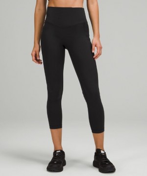 Lululemon All the Right Places High-Rise Drawcord Waist Crop 23 Negros | 619748WIE