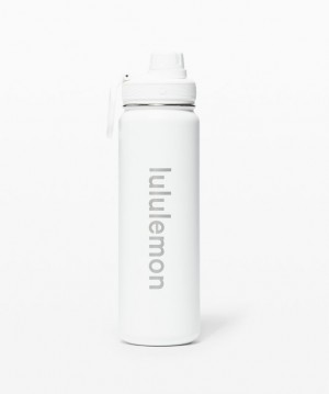 Lululemon Back to Life Sport Bottle 24oz Blancos | 056729CJX
