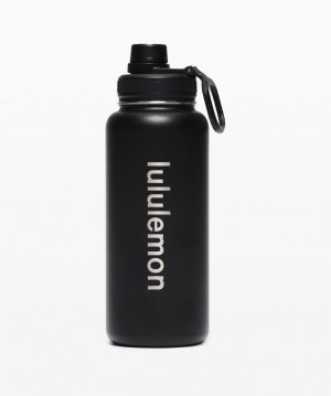Lululemon Back to Life Sport Bottle 32oz Negros | 278190XGE