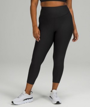 Lululemon Base Pace High-Rise Fleece Tight 25 Negros | 342587QGH
