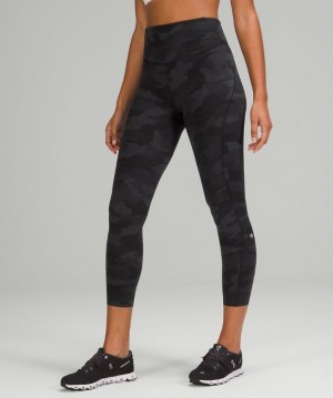 Lululemon Base Pace High-Rise Running Tight 25 Camuflados Negros Multicolor | 425136XKC