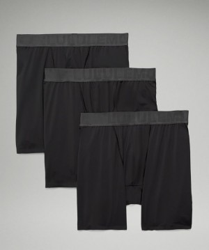 Lululemon Built to Move Boxer 5 3 Pack Negros Negros Negros | 564712FZY