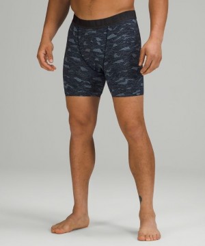 Lululemon Built to Move Long Boxer 7 Azul Marino | 063485DEY