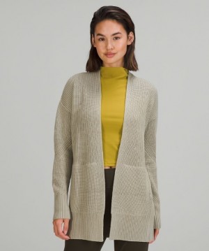 Lululemon Cashlu Sweater Wrap Beige | 834719IAP