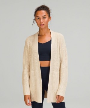 Lululemon Cashlu Sweater Wrap Blancos | 649870XAC