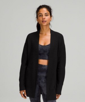 Lululemon Cashlu Sweater Wrap Negros | 497102FUI