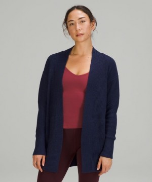 Lululemon Cashlu Sweater Wrap Night Sea | 638945OJE