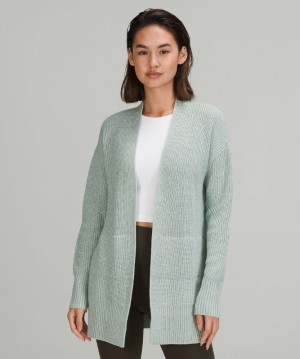 Lululemon Cashlu Sweater Wrap Plateados Azules | 719453JDN