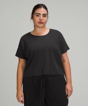 Lululemon Cates Tee Negros | 625481MLS