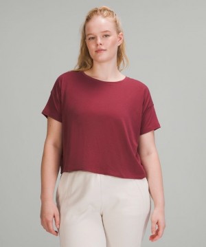 Lululemon Cates Tee Vino | 917285QWH