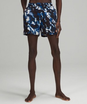 Lululemon Channel Cross Short 5 Azul Marino Multicolor | 765293QHA
