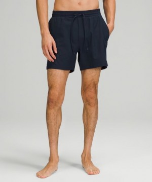 Lululemon Channel Cross Short 5 Azul Marino | 751320CRU