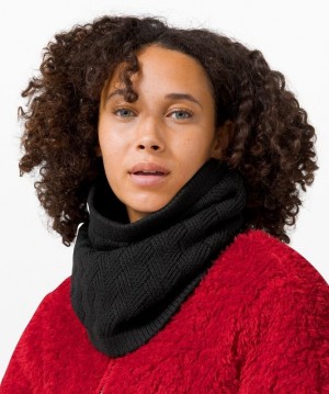 Lululemon Chevron Knit Neck Warmer Negros | 145398SYK